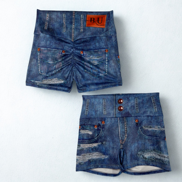 SHORTS JEAN STYLE BLUE - Image 3