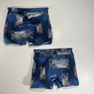 Flirt Belt Shorts-Distressed Dream