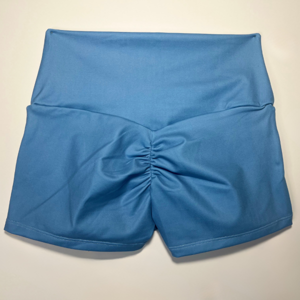 Curvy Scrunch Skort - Baby Blue - Image 2