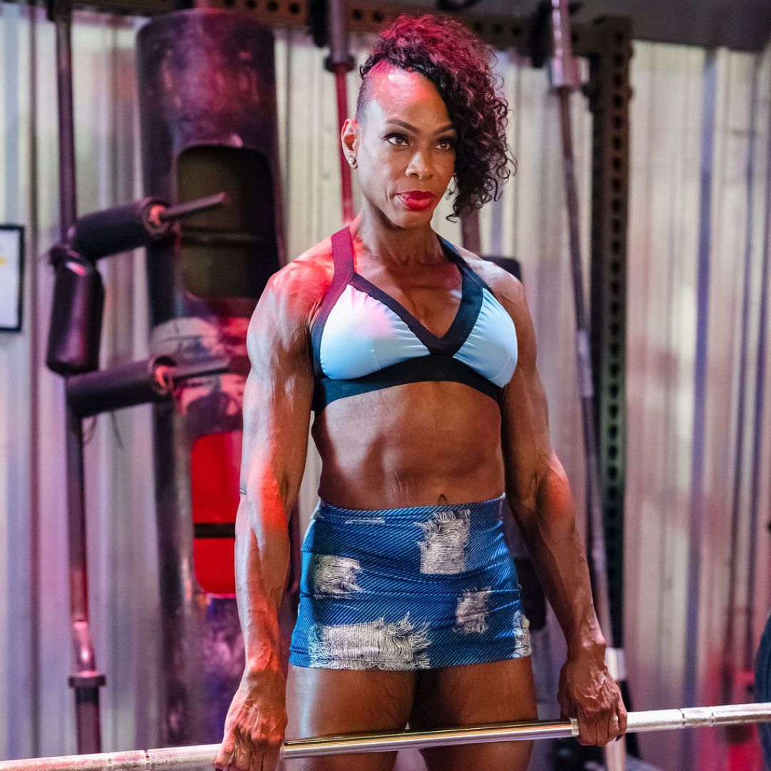 Curvy Scrunch Skort - Distressed Dream