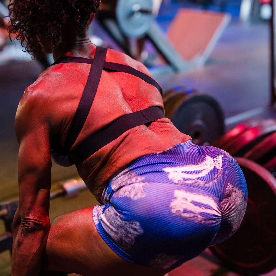 Curvy Scrunch Skort - Distressed Dream - Image 2