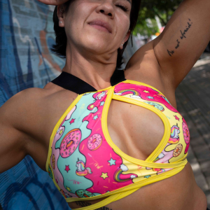 X Cross Bra- Donuts Rainbows & Unicorns