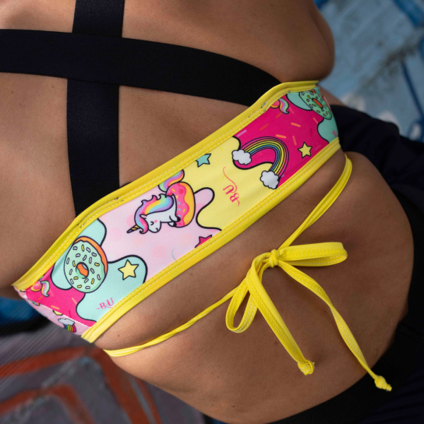 X Cross Bra- Donuts Rainbows & Unicorns - Image 2