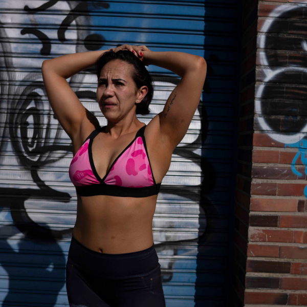 Impact Bra- Pink Leopard - Image 5