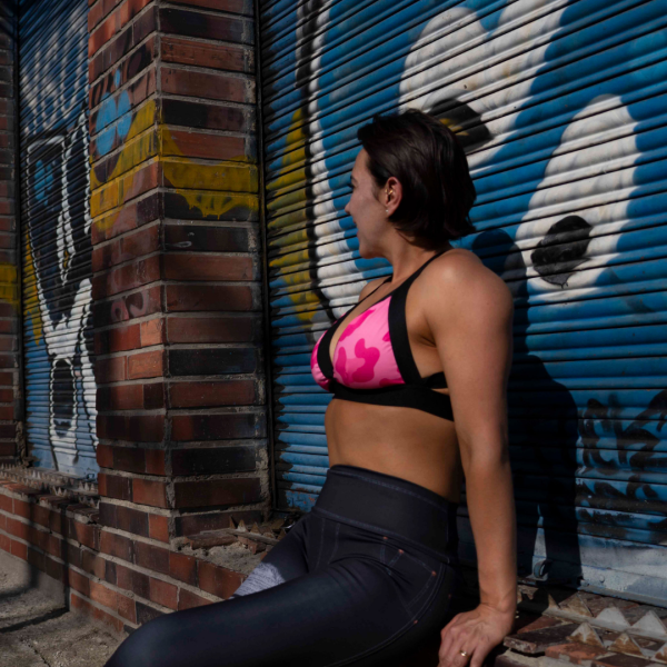 Power Curve Bra- Pink Leopard - Image 4