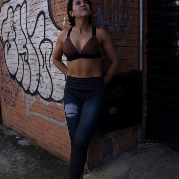 Impact Bra - Brown - Image 3