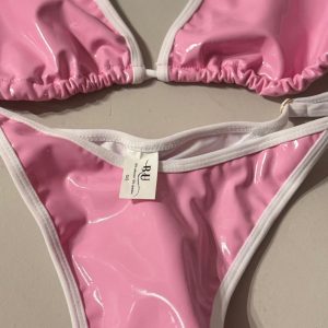 Perfect Fit Posing Bikini- Pink/White